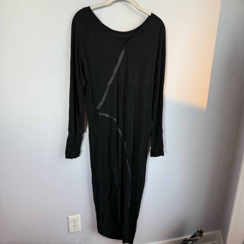 Elaine Kim Black Long Sleeve Dress